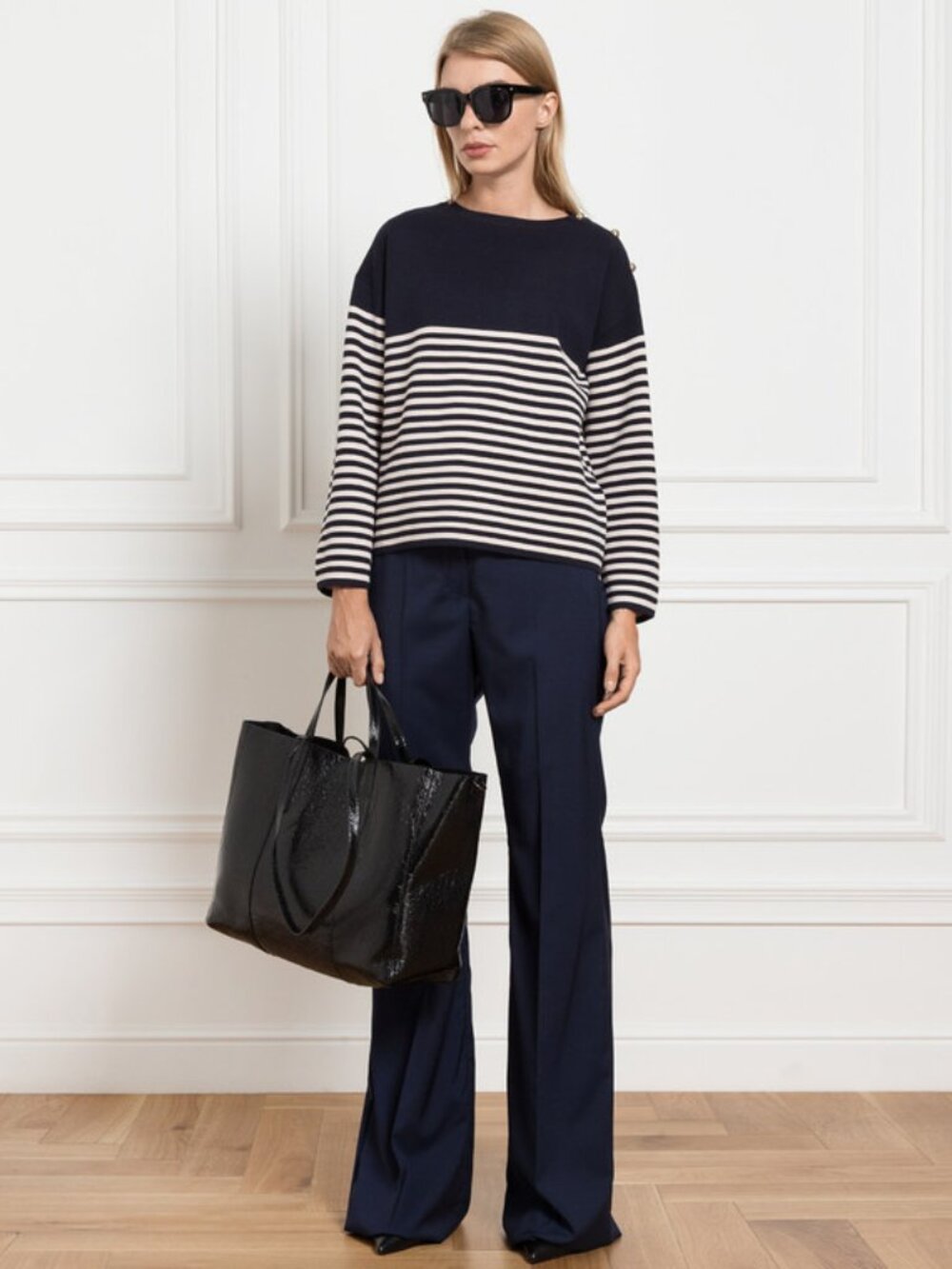 Max Mara beautiful Blue striped jumper